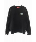 シュプリーム SUPREME 19SS CHAIN LOGO CREWNECK BLACK SIZE L チェーン ロゴ クルーネック トレーナー ブラック 【ブランド古着ベクトル】【中古】 260408