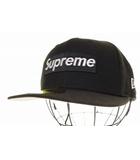 シュプリーム SUPREME × NEW ERA 24SS TEAMS BOX LOGO CAP BLACK  ニューエラ ボックスロゴ ベースボールキャップ 帽子 ブラック 【ブランド古着ベクトル】【中古】☆AA★▲260515