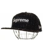 シュプリーム SUPREME 25AW BOUCLE BOX LOGO NEW ERA BLACK ブークレ ボックス ロゴ ニューエラ キャップ 帽子 ブラック 【ブランド古着ベクトル】【中古】☆AA★▲260515