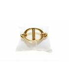 CD NAVY LOGO BANQLE OPEN CUFF GOLD アイコン ロゴ バングル ブレスレット ゴールド 【ブランド古着ベクトル】【中古】☆AA★▲■260509