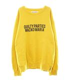 ワコマリア WACKO MARIA 24AW MIDDLE WEIGHT CREW NECK SWEAT SHIRT YELLOW  XLサイズ クルーネック スウェット マスタード イエロー 黄色 【ブランド古着ベクトル】【中古】260404