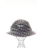 21AW MONOGRAM DENIM CRUSHER HAT BLACK M/L モノグラム デニム クラッシャー ハット 帽子 ブラック 黒 【ブランド古着ベクトル】【中古】☆AA★▲260419
