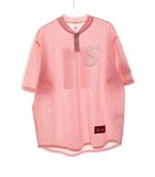 シュプリーム SUPREME 25SS S LOGO BASEBALL HENLEY PINK S エス ロゴ ベースボール シャツ ヘンリー ピンク 【ブランド古着ベクトル】【中古】☆AA★260511