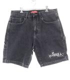 21SS HANDSTYLE DENIM PAINTER SHORT BLACK 34 ハンド スタイル デニム ペインター ショーツ パンツ ブラック 黒 【ブランド古着ベクトル】【中古】260511