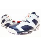 ナイキ NIKE JORDAN RETRO 6 LOW G GOLF 2023 27.5cm DV1376-101 AJ6 ジョーダン 6 レトロ ロー ゴルフ ミッドナイトネイビー ホワイト 【ブランド古着ベクトル】【中古】▲■260414