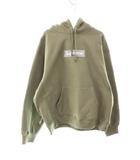 25AW  BOX LOGO HOODED SWEATSHIRT M ボックス ロゴ フード スウェットシャツ パーカー ライトオリーブ 【ブランド古着ベクトル】【中古】☆AA★260511