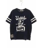 アベイシングエイプ A BATHING APE URSUS BAPE TRADE MARK TEE NAVY M アーサスベイプ トレードマーク Tシャツ ネイビー 【ブランド古着ベクトル】【中古】264028