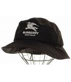 シュプリーム SUPREME × BURBERRY 22SS CRUSHER HAT BLACK M/L バーバリー クラッシャー ハット 帽子 ブラック 【ブランド古着ベクトル】【中古】☆AA★▲■260528