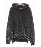 ルイヴィトン LOUIS VUITTON 22AW モノグラム グラディエント フーディ Lサイズ RM222Q USO HNN45W ニット プルオーバー パーカー ブラック 【ブランド古着ベクトル】【中古】260503