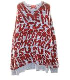 シュプリーム SUPREME 23SS STACKED SWEATER Lサイズ スタック ニット セーター 総柄 【ブランド古着ベクトル】【中古】☆AA★260614