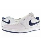 ナイキ NIKE AIR JORDAN 1 LOW 85 WHITE NAVY 27cm FB9933-141 AJ1 エア ジョーダン レトロ ロー ホワイト メタリック ネイビー 【ブランド古着ベクトル】【中古】 ▲■260504
