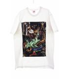 シュプリーム SUPREME 23SS T-REX TEE WHITE Mサイズ ティーレックス 恐竜 プリント 半袖 Tシャツ ホワイト 白 【ブランド古着ベクトル】【中古】260603