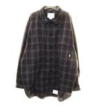 21SS WCPO LS RIPSTOP COOL MAX BLACK サイズ 04 211GWDT-SHM01 ロングスリーブ シャツ クール マックス ブラック 黒 チェック 【ブランド古着ベクトル】【中古】260507