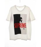 シュプリーム SUPREME 17AW SCARFACE SPLIT TEE WHITE M スカ―フェイス スプリット Tシャツ 半袖 ホワイト 白 【ブランド古着ベクトル】【中古】☆AA★260604