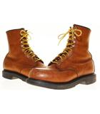 レッドウィング REDWING レースアップ ブーツ サイズ 7E ANSI Z41 PT91 98年 スチールトゥ モックトゥ レザー ブラウン 【ブランド古着ベクトル】【中古】●▲260515