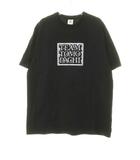 ブラックアイパッチ THE BLACK EYE PATCH × TEAM TOMODACHI LABEL RHINESTONE TEE BLACK Lサイズ BEPSS24EI29 チーム友達 ラインストーン 半袖 Tシャツ ブラック 黒 【ブランド古着ベクトル】【中古】●260530