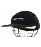 シュプリーム SUPREME 26SS WASHED CHINO TWILL CAMP CAP BLACK ウォッシュド チノ ツイル キャンプ キャップ 帽子 ブラック 【ブランド古着ベクトル】【中古】☆AA★▲260627