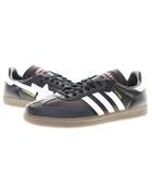 アディダス adidas × A BATHING APE SAMBA JR9246 BLACK 28cm ア ベイシング エイプ サンバ スタ スリーストライプス ガムソール ブラック 黒 【ブランド古着ベクトル】【中古】▲■260529