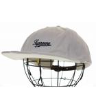 シュプリーム SUPREME 25AW DISTRESSED SCRIPT 6-PANEL WHITE ディストレスト 6パネル キャップ 帽子 ホワイト 【ブランド古着ベクトル】【中古】☆AA★▲260701