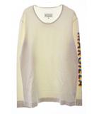 10 LONGSLEEVE T-SHIRT WHITE サイズ 48 S50GC0532 S23366 ロングスリーブ Tシャツ 長袖 ホワイト 【ブランド古着ベクトル】【中古】☆AA★260717