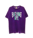 アベイシングエイプ A BATHING APE 23SS COLOURS NYC LOGO TEE PURPLE Mサイズ カラーズ ロゴ 半袖 Tシャツ パープル 紫 【ブランド古着ベクトル】【中古】260613