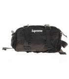 シュプリーム SUPREME 19AW WAIST BAG BLACK ウエスト ナイロン スモール ボックスロゴ バッグ ブラック 黒 【ブランド古着ベクトル】【中古】☆AA★▲260713
