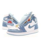 ナイキ NIKE WMNS AIR JORDAN 1 HIGH OG DENIM 27cm DM9036-104 AJ1 エア ジョーダン ハイ デニム スニーカー 【ブランド古着ベクトル】【中古】▲■260623