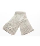アグ UGG CHUNKY RIB SCARF LIGHTGREY チャンキー リブ マフラー ストール グレー 【ブランド古着ベクトル】【中古】●▲260704