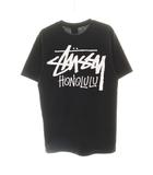 ステューシー STUSSY HONOLULU LIMITED S/S TEE BLACK Sサイズ ホノルル 限定 ロゴ 半袖 Tシャツ ブラック 黒 【ブランド古着ベクトル】【中古】260719