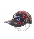 シュプリーム SUPREME 26SS FLORAL FLANNEL 6-PANEL CAP BLACK フローラル フランネル パネル キャップ ブラック 花柄 帽子 黒 【ブランド古着ベクトル】【中古】☆AA★▲260816