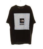 シュプリーム SUPREME × THE NORTH FACE BANDANA TEE BLACK Lサイズ バンダナ 半袖 Tシャツ ブラック 黒 【ブランド古着ベクトル】【中古】☆AA★260825