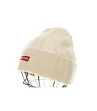 シュプリーム SUPREME SMALL BOX LOGO BEANIE WHITE スモール ボックス ロゴ ビーニー ニット カシミヤ 帽子 白 【ブランド古着ベクトル】【中古】☆AA★▲260822