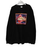 シュプリーム SUPREME 17AW BLOOM L/S TEE BLACK L ブルーム ロングスリーブ Tシャツ ロンT ブラック 黒 【ブランド古着ベクトル】【中古】☆AA★260909