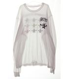 クロムハーツ CHROME HEARTS FOTI L/S TEE WHITE XXL フォティ ハリスティータ プリント ロンT 長袖 ホワイト 【ブランド古着ベクトル】【中古】☆AA★260910
