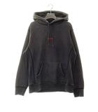 シュプリーム SUPREME 18AW TRADEMARK HOODED SWEATSHIRT BLACK Sサイズ トレードマーク フーデッド スウェット パーカー ロゴ エンブロイダリー ブラック 黒 【ブランド古着ベクトル】【中古】☆AA★260908