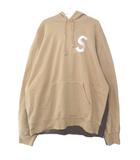 シュプリーム SUPREME S LOGO SPLIT HOODED SWEATSHIRT BEIGE XL エス ロゴ スプリット スウェット シャツ パーカー ベージュ 【ブランド古着ベクトル】【中古】☆AA★260909