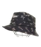 シュプリーム SUPREME 26SS MONOGRAM CRUSHER HAT BLACK M/L モノグラム クラッシャー バケット ハット ブラック ラメ 黒 【ブランド古着ベクトル】【中古】☆AA★▲260906