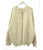 フーズフーギャラリー WHO'S WHO gallery ダメージマルチウェイニット カーディガン 2WAY オフホワイト 長袖 羽織 上着 トップス