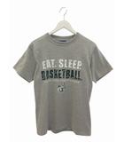 チャンピオン CHAMPION プリント 半袖 Tシャツ S グレー カットソー トップス