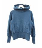 エヴィス EVISU スウェットパーカー プルオーバー ネイビー 36