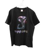 Erik Foss Snake TEE スネーク Tシャツ M ブラック プリント 半袖 カットソー トップス ☆AA★