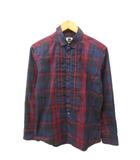 バグッタ Bagutta チェックシャツ スリムフィット SLIM FIT S マルチカラー 長袖 イタリア製 トップス