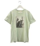 KRS-One Tee プリント Tシャツ M ライトグリーン USA製 半袖 カットソー トップス ☆AA★