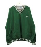 リーボック Reebok 90s ピステ プルオーバー ジャケット 裏地付き ロゴ 緑 グリーン XL