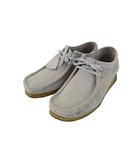 クラークス clarks ワラビー WALLABEE スウェードシューズ 21621 クールブルー UK7.5