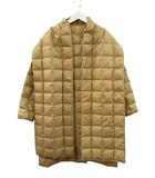 セオリー Theory Feather Poly Scarf Coat Q フェザーポリスカーフコート ダウンコート P ブラウン系 ダウンマフラー付き アウター