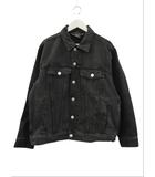 エイチ&エム H&M デニムジャケット Gジャン 長袖 ブラック 黒 Relaxed fit M 羽織 上着 アウター