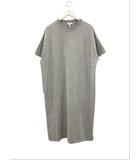 ハイク HYKE Tシャツワンピース 1 グレー 半袖 スリット