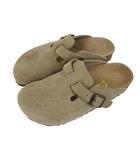 ビルケンシュトック BIRKENSTOCK BOSTON SUEDE ボストン スウェード 22.5cm ベージュ系 サンダル シューズ 靴