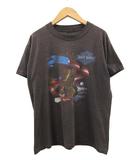 ハーレーダビッドソン HARLEY DAVIDSON 80s 3D EMBLEM Tシャツ イーグル ピストン 両面プリント ヴィンテージ グレー系